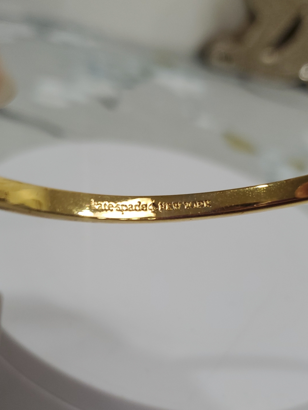 NWT Kate Spade New York Love Notes Bow Bangle Bracelet.💛 - Picture 8 of 9